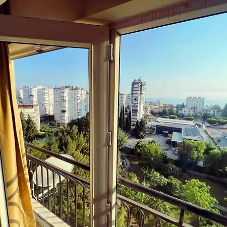 ☆pool&sea View☆8 Min.walk To The Sea אנטליה